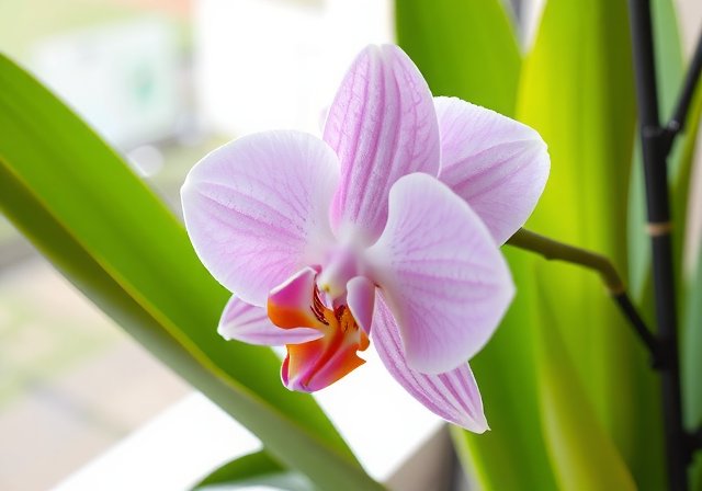 Orchidee nach der Behandlung